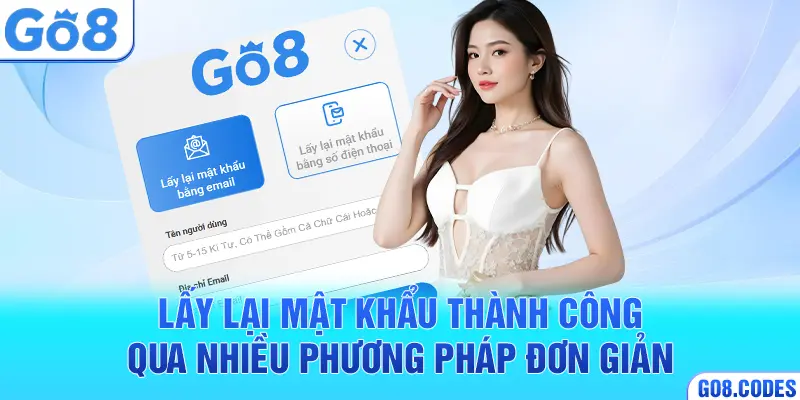 Lấy lại mật khẩu thành công qua nhiều phương pháp đơn giản